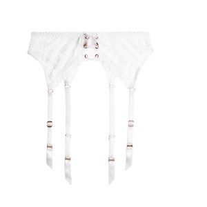 AGENT PROVOCATEUR Daizy White Lace Suspender Belt - Women’s Size 3 (US 8) - New